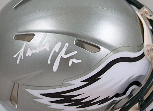 Randall Cunningham Autographed Eagles Flash Speed Mini Helmet- Beckett W Hologram White - 757 Sports Collectibles