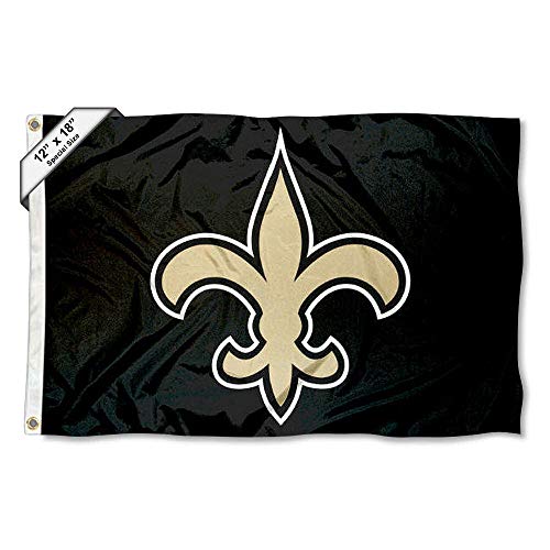 WinCraft New Orleans Saints Boat and Golf Cart Flag - 757 Sports Collectibles