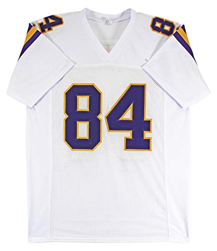 Randy Moss Authentic Signed White Pro Style Jersey Autographed BAS Witnessed - 757 Sports Collectibles