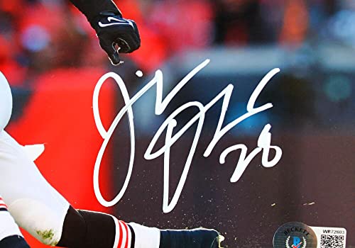 Jeremiah Koramoah Autographed Cleveland Browns 8x10 Running Photo-Beckett W Hologram White - 757 Sports Collectibles