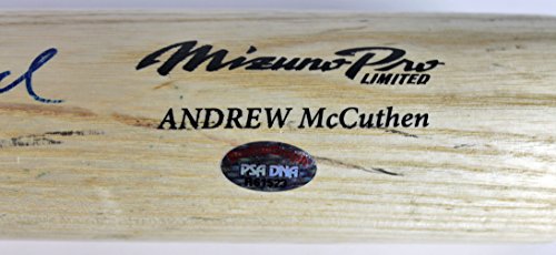 Pirates Andrew McCutchen Signed Game Used Rookie Baseball Bat PSA Rookiegraph - 757 Sports Collectibles