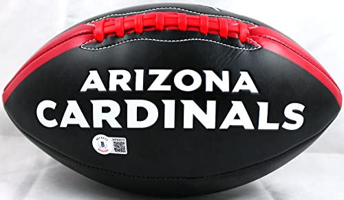 Kurt Warner Autographed Arizona Cardinals Black Logo Football-Beckett W Hologram White - 757 Sports Collectibles