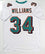 Ricky Williams Autographed White Pro Style Jersey- JSA Witnessed Authenticated 4 Up