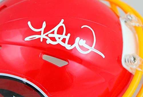 Kurt Warner Autographed Cardinals Flash Speed Mini Helmet-Beckett W Hologram White - 757 Sports Collectibles