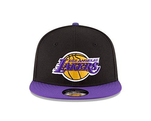 NBA Los Angeles Lakers Men's 9Fifty 2Tone Snapback Cap, One Size, Black - 757 Sports Collectibles