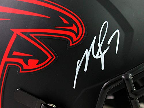 Michael Vick Autographed Atlanta Falcons F/S Eclipse Speed Helmet - JSA WWhite - 757 Sports Collectibles