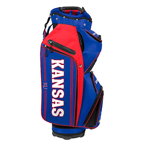 Kansas Jayhawks Bucket III Cooler Cart Golf Bag - 757 Sports Collectibles