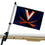 Virginia Cavaliers Golf Cart Flag Pole and Holder Mounting Bracket - 757 Sports Collectibles