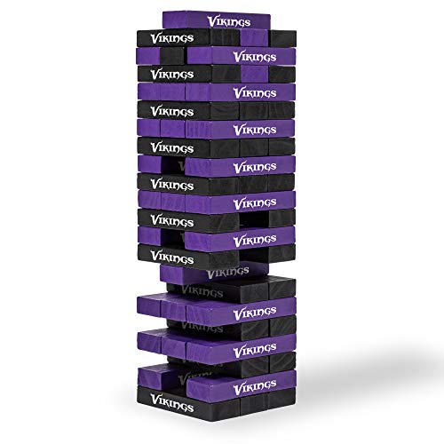 Wild Sports NFL Minnesota Vikings Table Top Stackers 3" x 1" x .5", Team Color - 757 Sports Collectibles