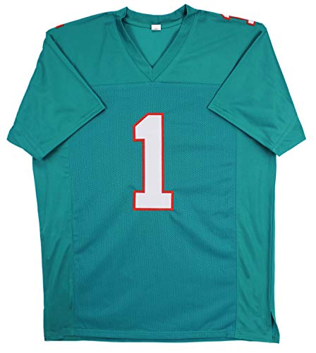 Tua Tagovailoa Authentic Signed Teal Pro Style Jersey Autographed BAS - 757 Sports Collectibles