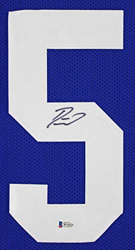 Darius Leonard Authentic Signed Blue Pro Style Jersey Autographed BAS Witnessed - 757 Sports Collectibles