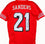 Deion Sanders Autographed Red Pro Style Jersey-Beckett W Hologram Black - 757 Sports Collectibles