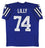 Bob Lilly"HOF 80" Authentic Signed Blue Pro Style Jersey BAS Witnessed - 757 Sports Collectibles