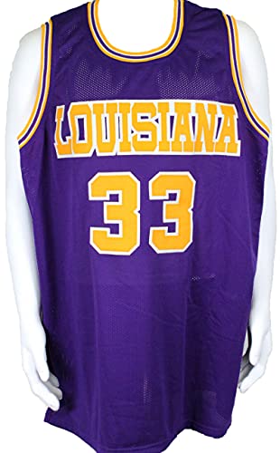 Shaquille O'Neal Autographed Purple College Style Jersey - Beckett W Auth L3 - 757 Sports Collectibles