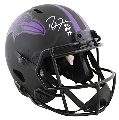 Ravens Ray Lewis & Ed Reed"HOF" Signed Eclipse F/S Speed Proline Helmet BAS - 757 Sports Collectibles