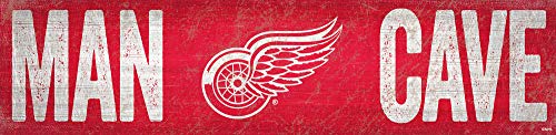 Fan Creations NHL Detroit Red Wings Unisex Detroit Red Wings Man Cave Sign, Team, One Size (H0845-Red Wings) - 757 Sports Collectibles