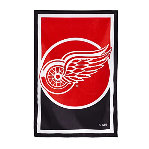 Team Sports America NHL Double Sided Detroit Red Wings House Flag Officially Licensed Sports Flag for Home Office Yard Sports Gift - 757 Sports Collectibles