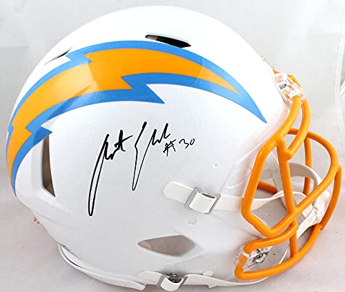 Austin Ekeler Autographed LA Chargers Authentic Speed FS Helmet - Beckett W Blk - 757 Sports Collectibles