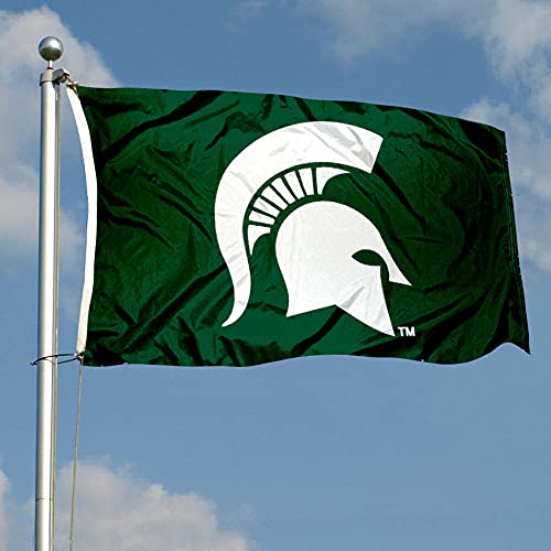 Michigan State Spartans MSU Sparty University Large College Flag - 757 Sports Collectibles