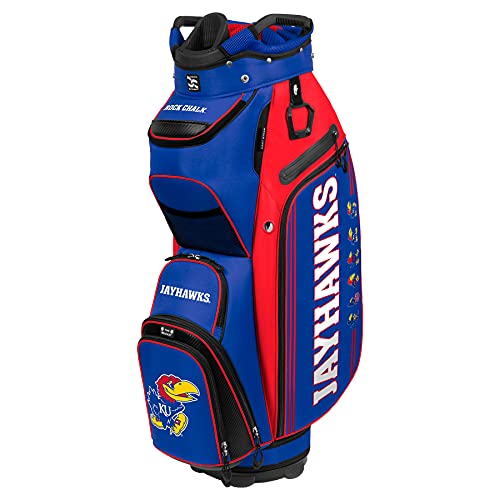 Kansas Jayhawks Bucket III Cooler Cart Golf Bag - 757 Sports Collectibles