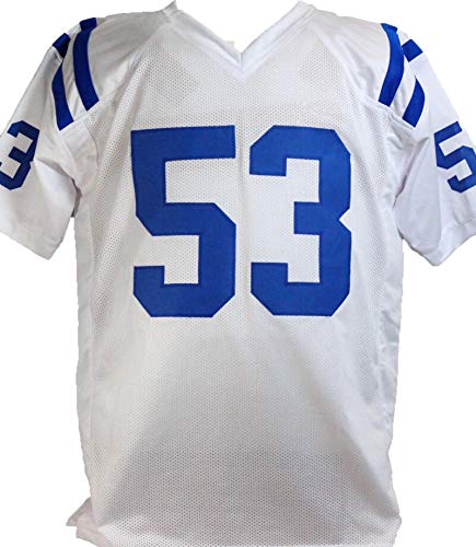 Darius Leonard Autographed White Pro Style Jersey -Beckett W Silver - 757 Sports Collectibles