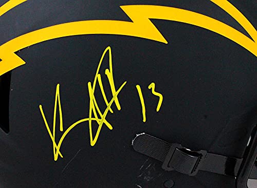 Keenan Allen Autographed LA Chargers Authentic Eclipse Speed F/S Helmet -Beckett W Yellow - 757 Sports Collectibles