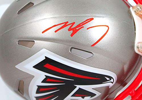 Michael Vick Autographed Falcons Flash Speed Mini Helmet- JSA W Auth Red - 757 Sports Collectibles