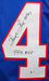 Thurman Thomas Autographed Blue Pro Style Jersey w/NFL/MVP- Beckett W - 757 Sports Collectibles