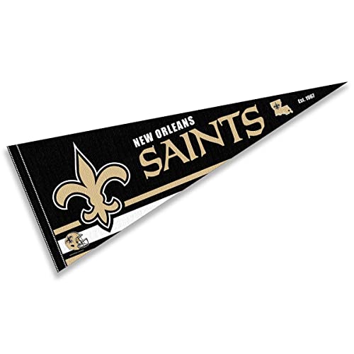 WinCraft New Orleans Saints Pennant Banner Flag - 757 Sports Collectibles