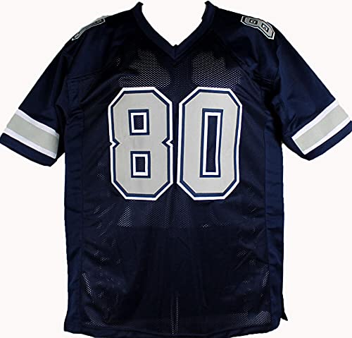 Alvin Harper Autographed Blue Pro Style Jersey w/SB champs-Beckett W Hologram Black - 757 Sports Collectibles