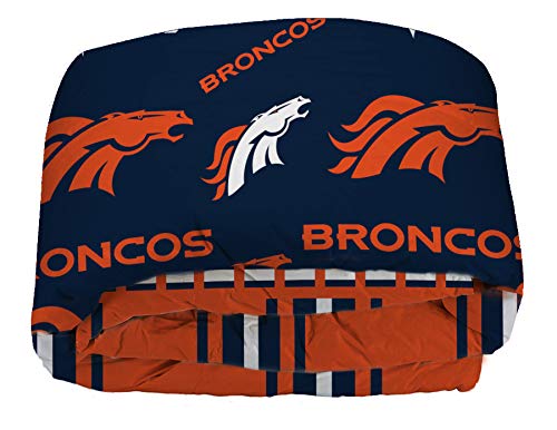 Officially Licensed NFL Denver Broncos Queen Bed in a Bag Set, 86" x 86" - 757 Sports Collectibles