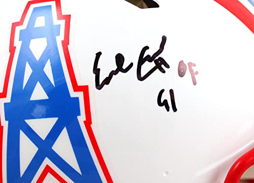 Earl Campbell Autographed Houston Oilers F/S 81-96 TB Speed Authentic Helmet w/HOF-JSA W Auth - 757 Sports Collectibles