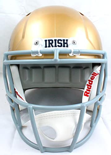 Chase Claypool Autographed Notre Dame F/S Speed Helmet w/Insc.-Beckett W Hologram Blue - 757 Sports Collectibles