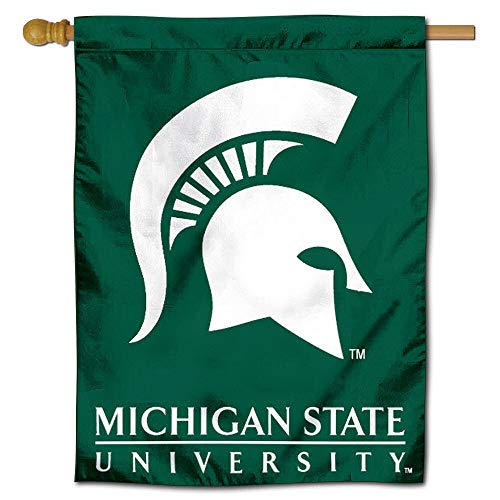 Michigan State Spartans House Flag Banner - 757 Sports Collectibles