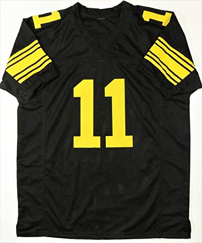 Chase Claypool Autographed Black Color Rush Pro Style Jersey-Beckett WBlack R1 - 757 Sports Collectibles