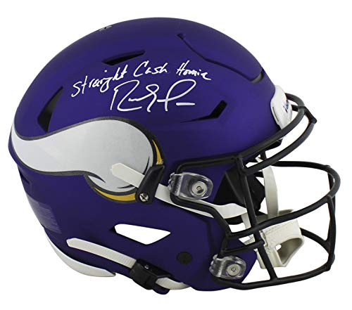 Vikings Randy Moss"SCH" Signed Speed Flex Full Size Helmet BAS Witnessed - 757 Sports Collectibles