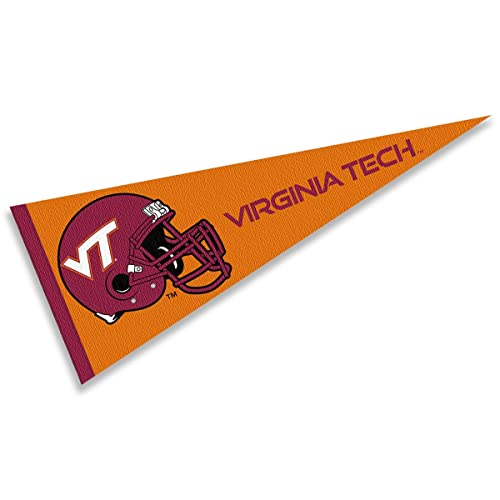 Virginia Tech Hokies Football Helmet Pennant - 757 Sports Collectibles