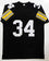 Andy Russell Autographed Black Pro Style Jersey - JSA Witnessed Auth 4 N/O - 757 Sports Collectibles