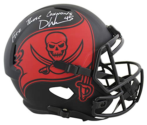 Buccaneers Devin White"FTC" Signed Eclipse Full Size Speed Rep Helmet BAS Wit - 757 Sports Collectibles