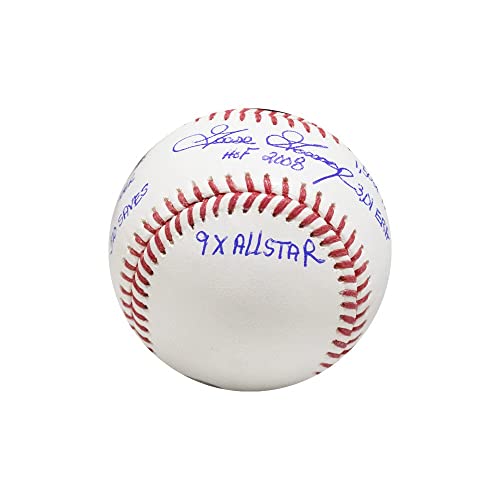 Goose Gossage Stats Autographed Official Baseball - BAS (7 Inscriptions) - 757 Sports Collectibles