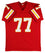 Willie Roaf"HOF 12" Authentic Signed Red Pro Style Jersey BAS Witnessed - 757 Sports Collectibles