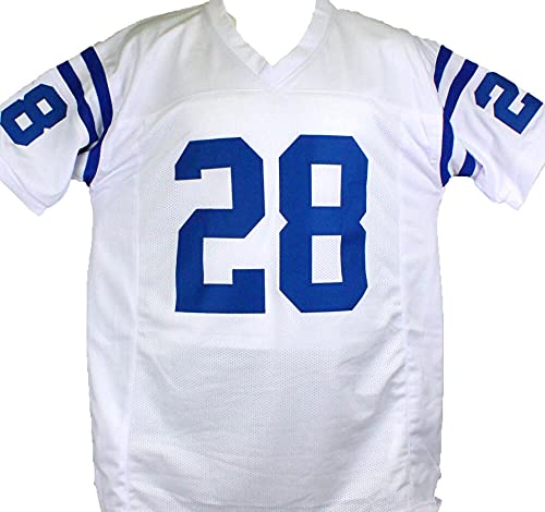 Marshall Faulk Autographed White Pro Style Jersey w/ROY- Beckett W Hologram - 757 Sports Collectibles