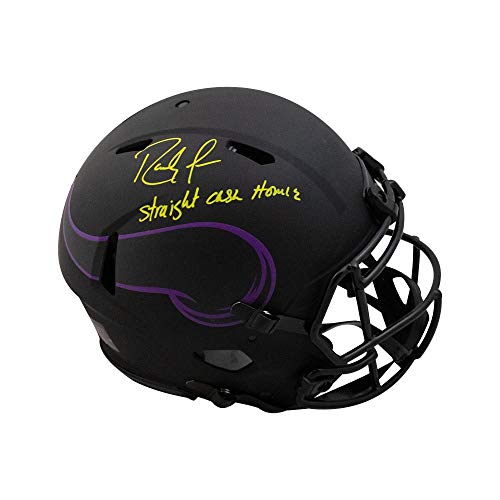 Randy Moss Straight Cash Homie Autographed Vikings Eclipse Authentic Full-Size Helmet - BAS COA - 757 Sports Collectibles