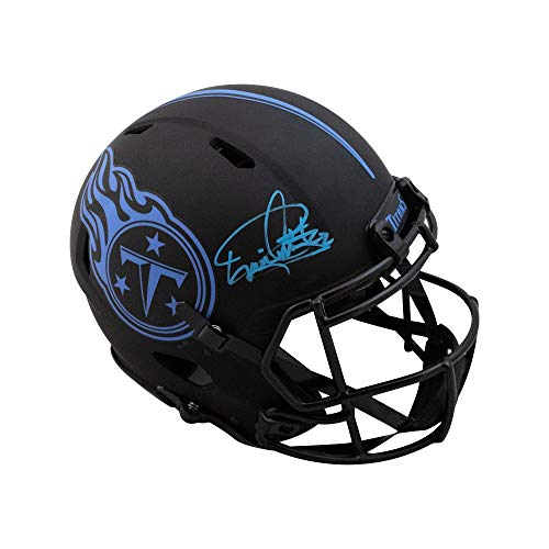 Derrick Henry Autographed Titans Eclipse Authentic Full-Size Football Helmet - BAS COA - 757 Sports Collectibles