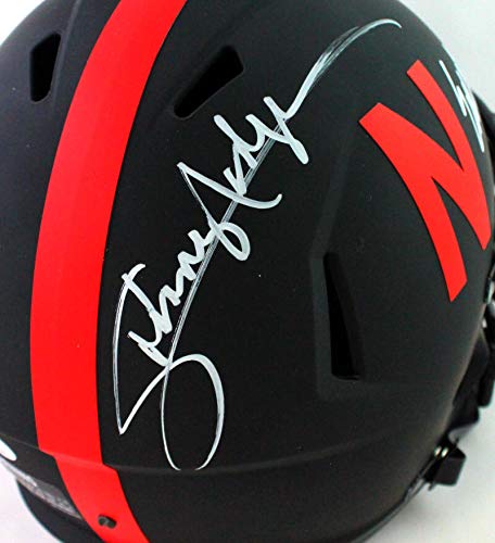 Nebraska Heisman Winners Autographed F/S Eclipse Speed Helmet- JSA W WHITE - 757 Sports Collectibles