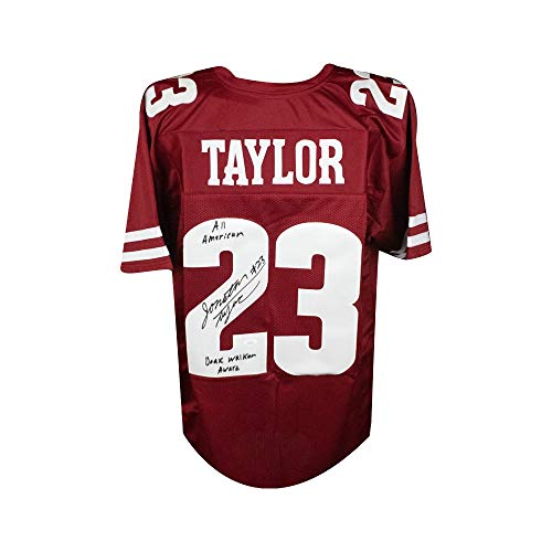 Jonathan Taylor All American Autographed Wisconsin Custom Football Jersey - JSA COA - 757 Sports Collectibles