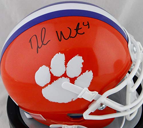 Deshaun Watson Autographed Clemson Schutt Mini Helmet- JSA Witnessed Auth Black - 757 Sports Collectibles