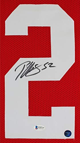 Patrick Willis Authentic Signed Red Pro Style Jersey Autographed BAS Witnessed - 757 Sports Collectibles