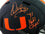 Warren Sapp Signed Miami Hurricanes Eclipse Speed FS Helmet w 91-BeckettWOrange - 757 Sports Collectibles