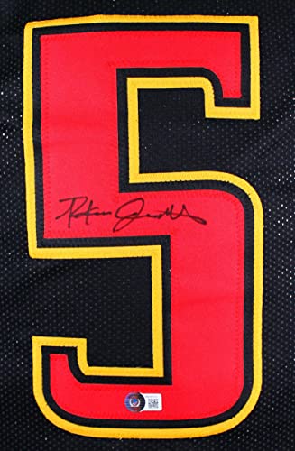 Rakim Jarrett Autographed Black College Style Jersey-Beckett W Hologram Black - 757 Sports Collectibles